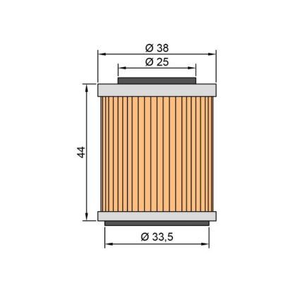 Picture of TTR/WR250/426 YFM/YFP350/400 Oliefilter