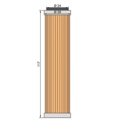 Picture of Beta RR Enduro 350/400/450/498/520 10-.. Oliefilter