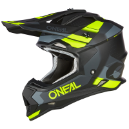 Picture of 2SRS Helmet SPYDE black/gray/neon yellow