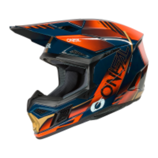 Afbeeldingen van 3SRS Helmet HAZE blue/orange/gold