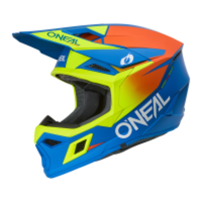 Picture of 3SRS Helmet SOLID blue/neon