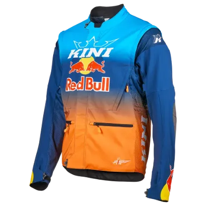 Afbeeldingen van Kini Red Bull Rallye Jas Kini Red Bull 1.0 blauw/oranje