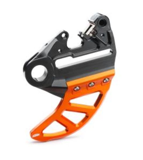 Picture of 125-450 SX(F)/SMR 13-22 BRAKE CALIPER SUPPORT WITH BRAKE DISC GUARD