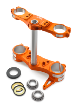 Picture of 990 Duke 24 + 26-27 FACTORY TRIPLE CLAMP