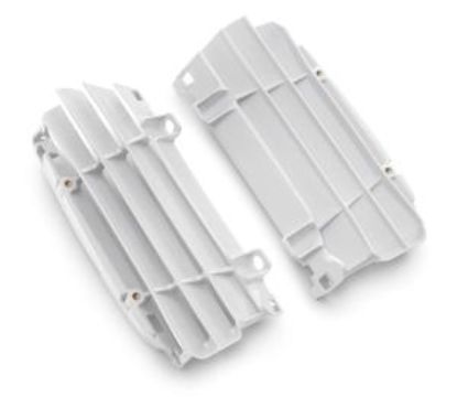 Picture of 125-500 SX(F)/EXC(F) 23-27 RADIATOR PROTECTION WHITE